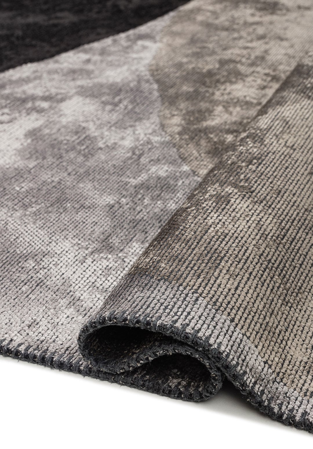 METEOR BLACK - NOUGAT - LIGHT GREY RUG - 2