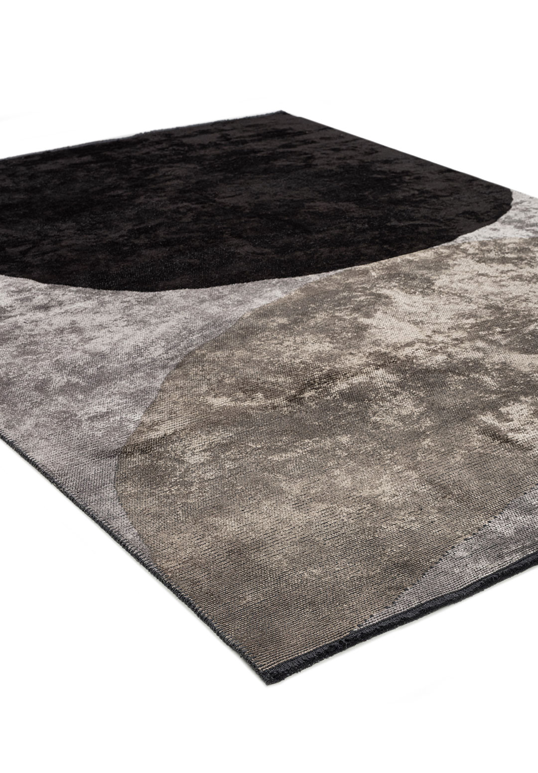 METEOR BLACK - NOUGAT - LIGHT GREY RUG - 4
