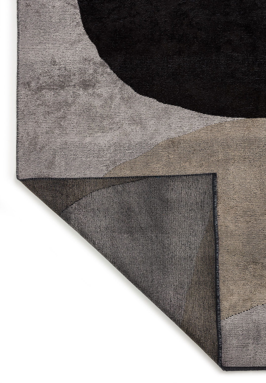 METEOR BLACK - NOUGAT - LIGHT GREY RUG - 3