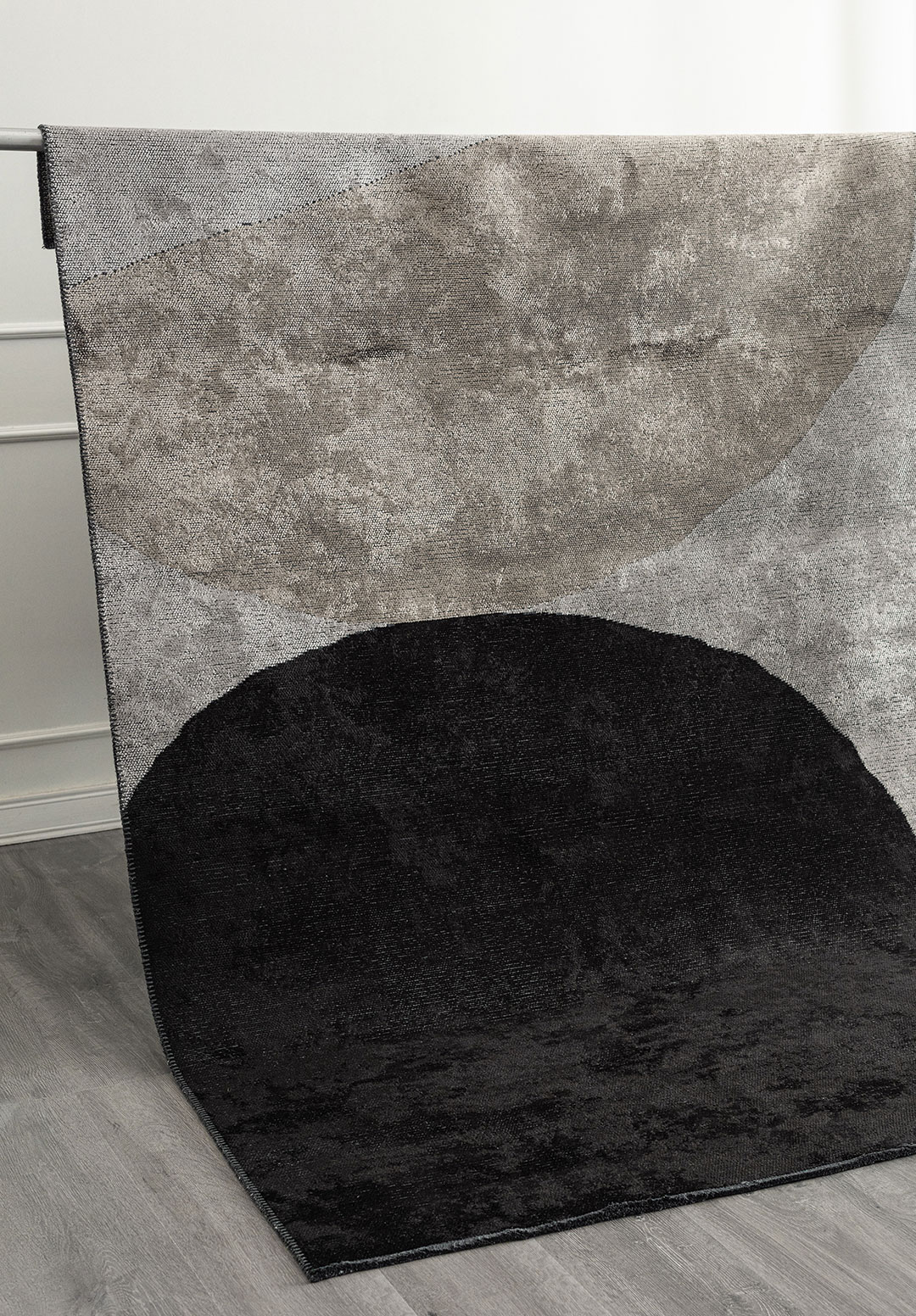 METEOR BLACK - NOUGAT - LIGHT GREY RUG - 6