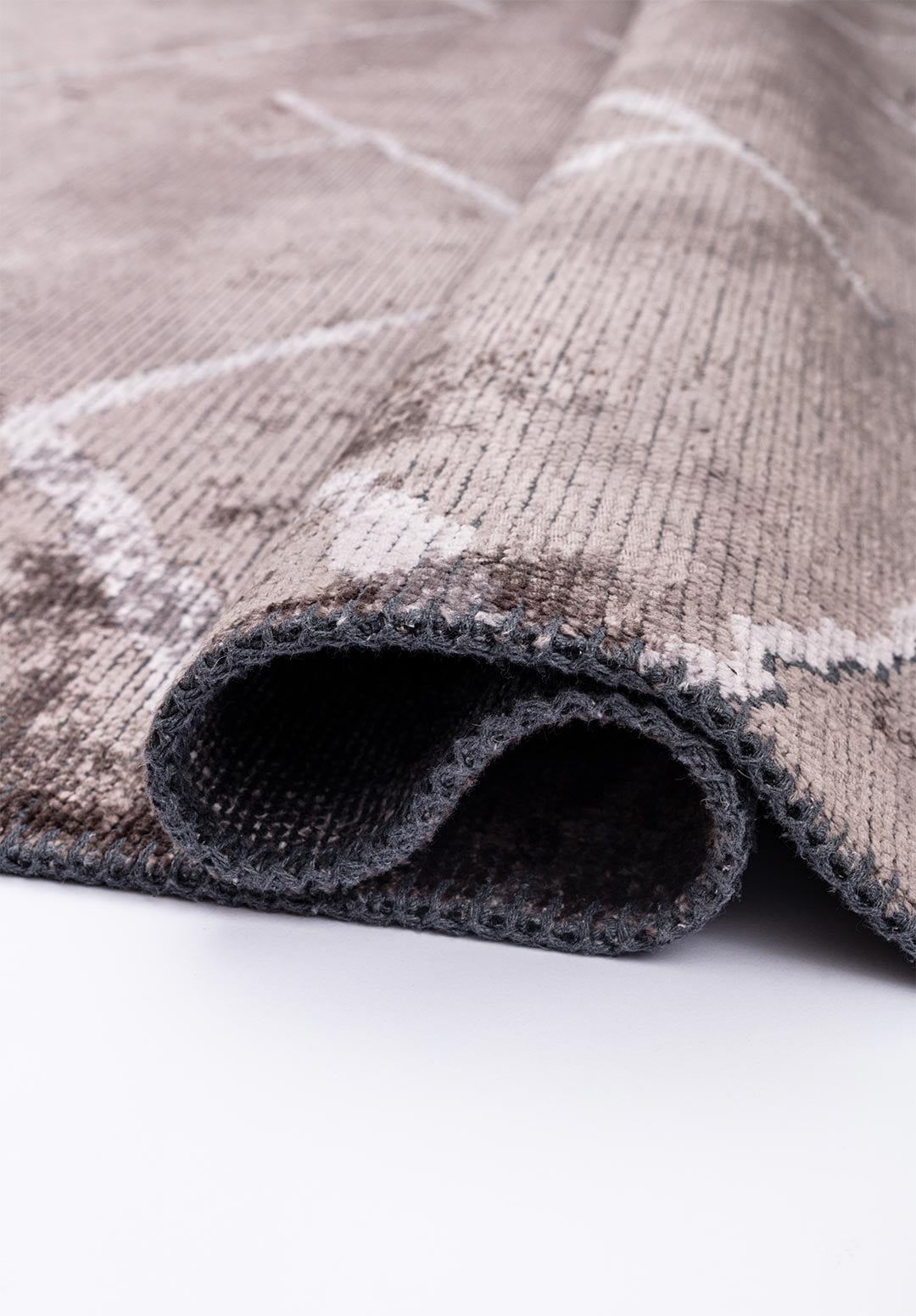 WAVE LIGHT GREY - DARK GREY RUG - 2