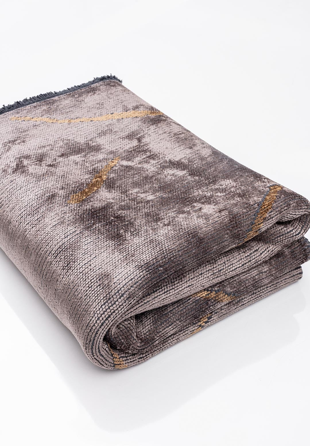 WAVE LIGHT BROWN - DARK GREY RUG - 4