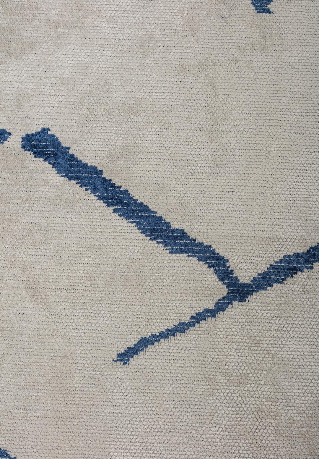 WAVE NAVY BLUE - ECRU RUG - 5