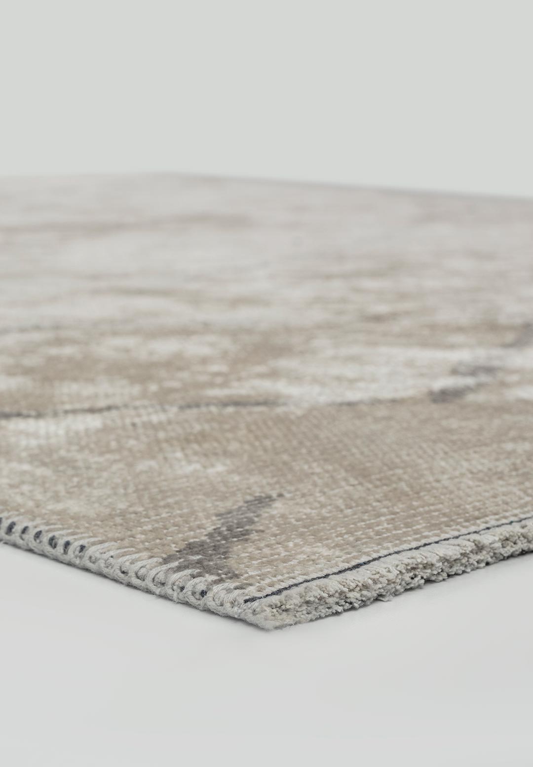 WAVE LIGHT GREY - ECRU RUG - 4