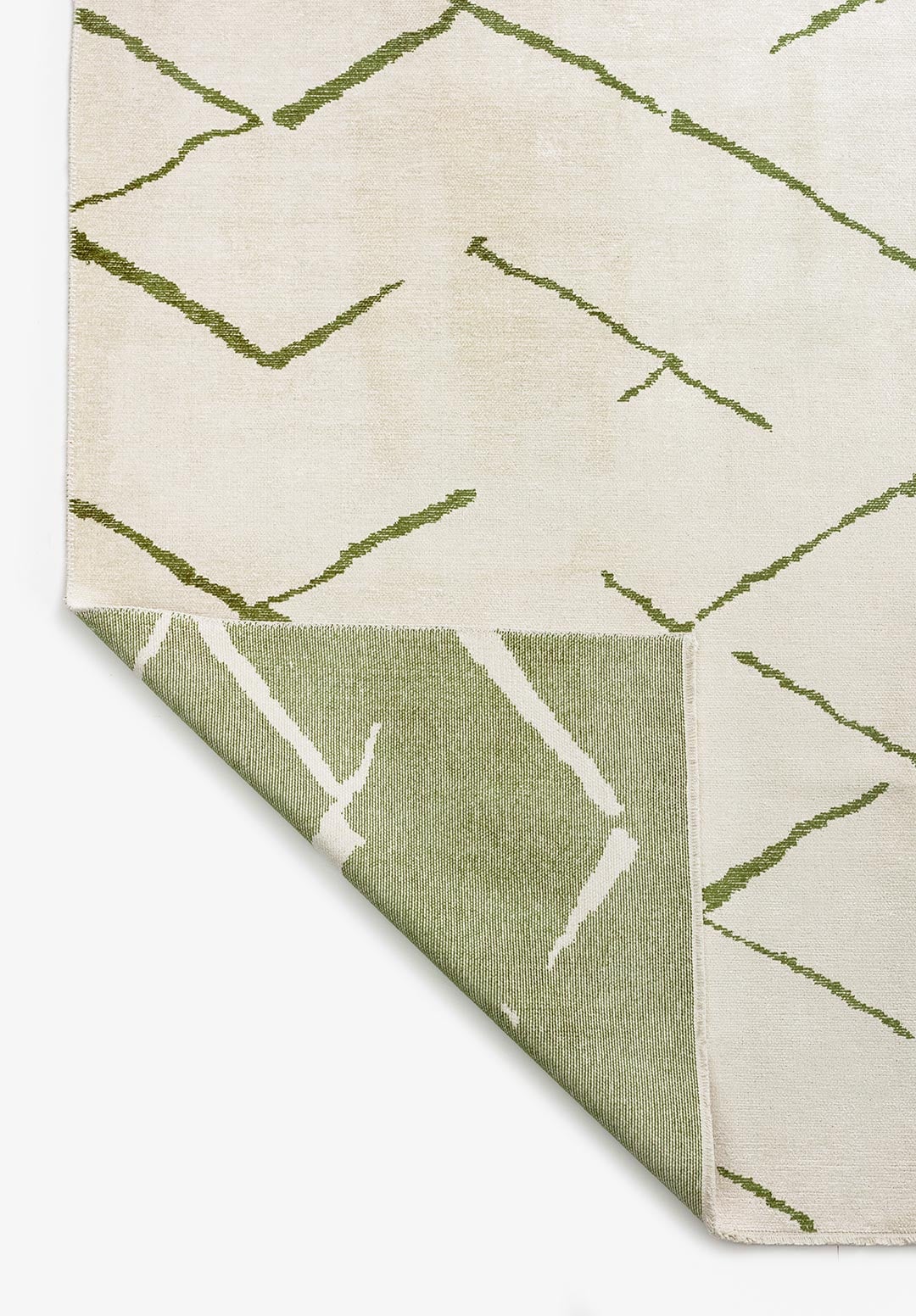 WAVE GREEN - ECRU RUG - 3