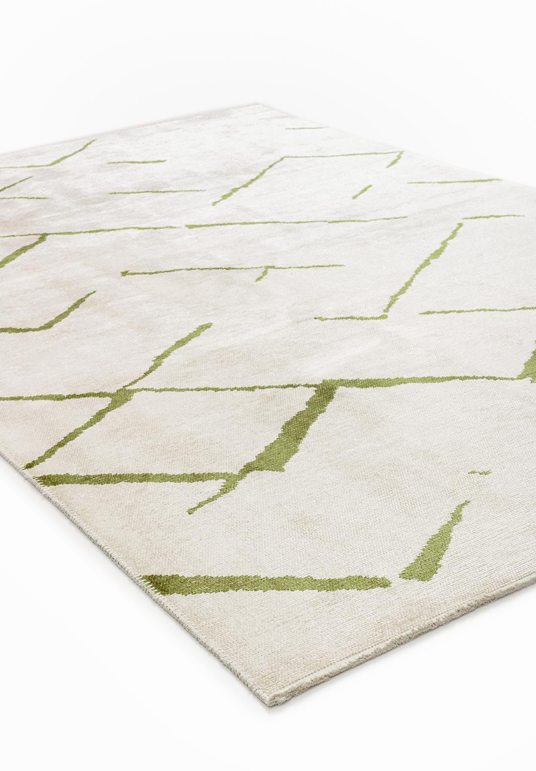 WAVE GREEN - ECRU RUG - 4