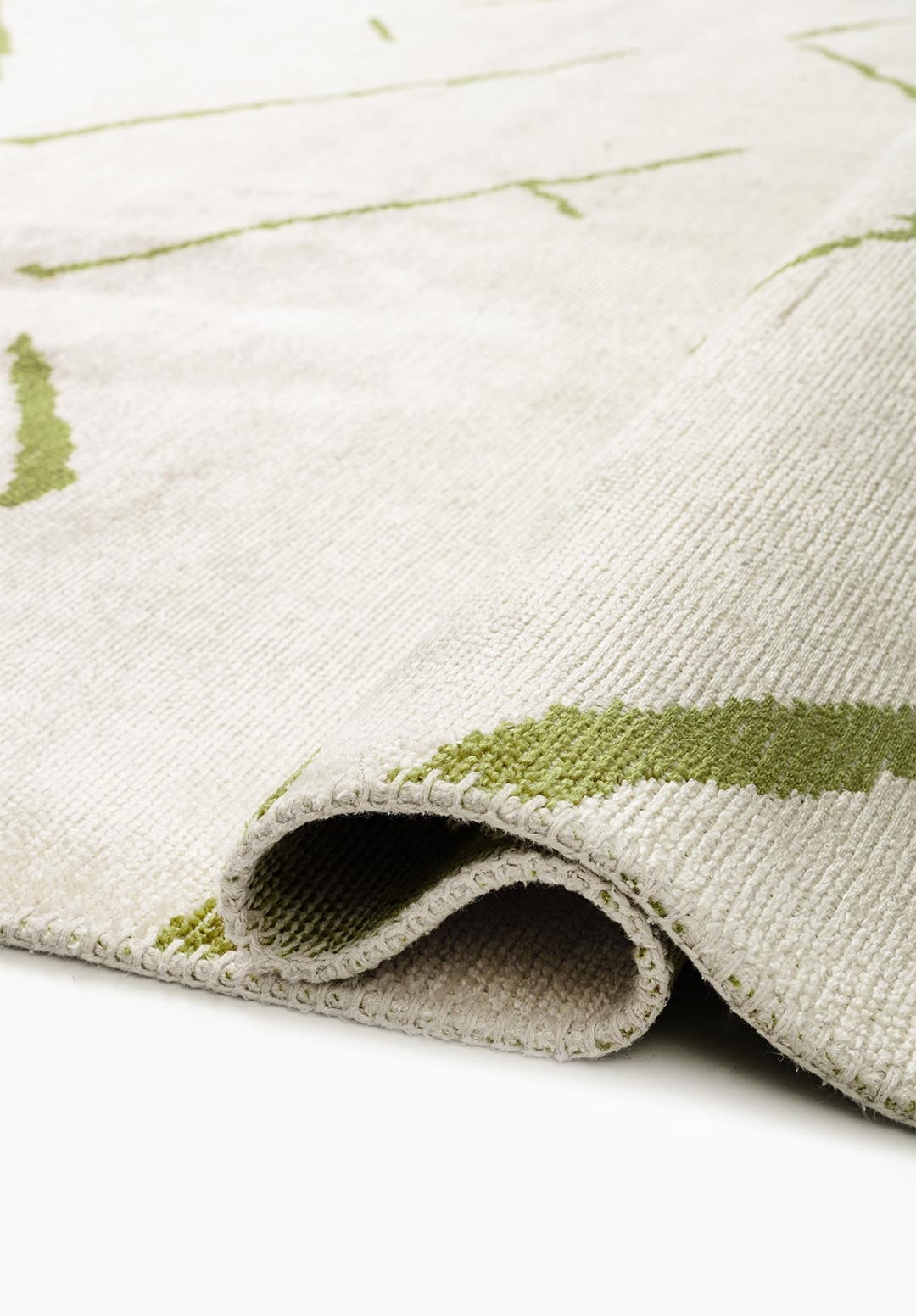 WAVE GREEN - ECRU RUG - 2