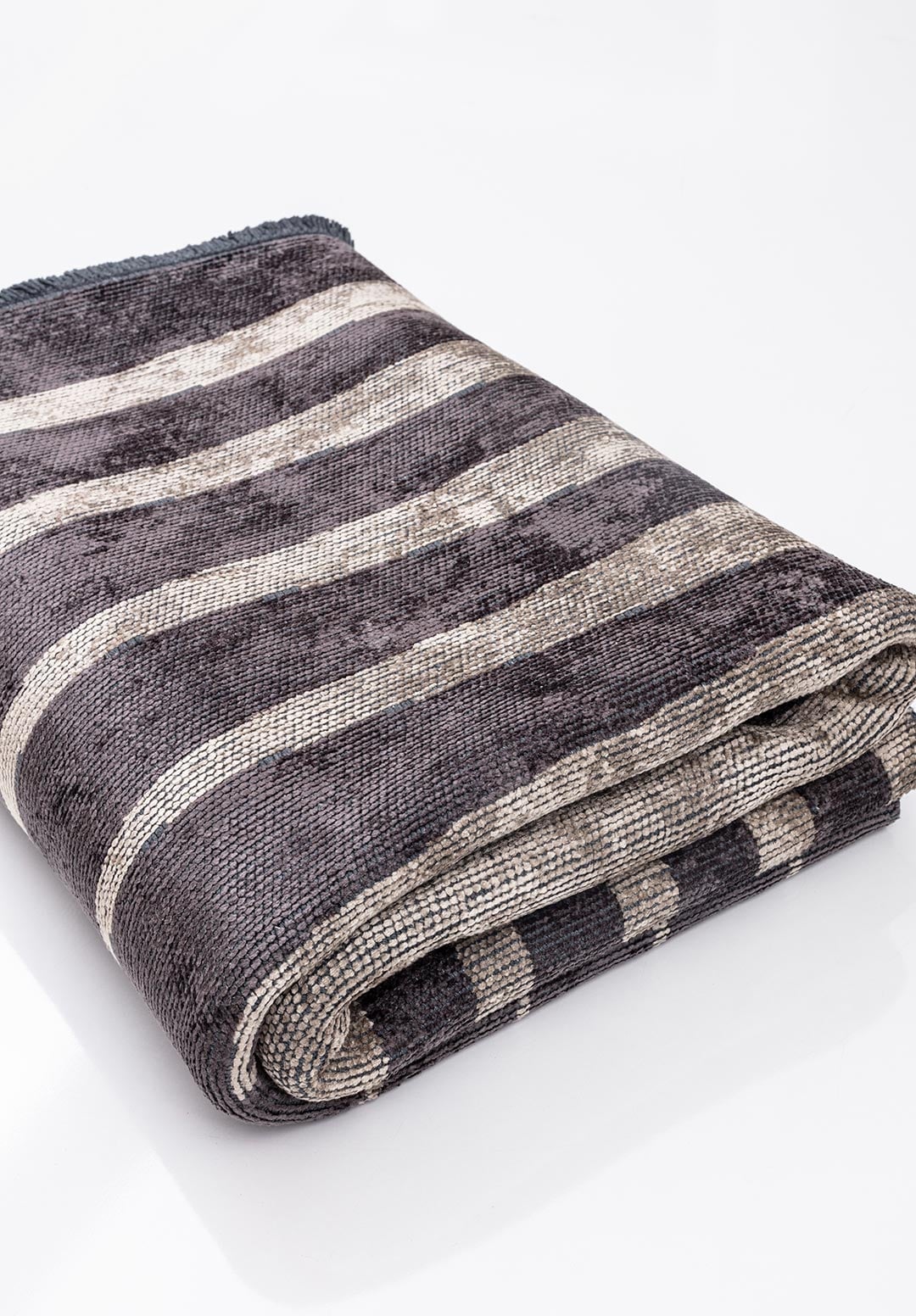 CUBIC CHARCOAL - BEIGE RUG - 4