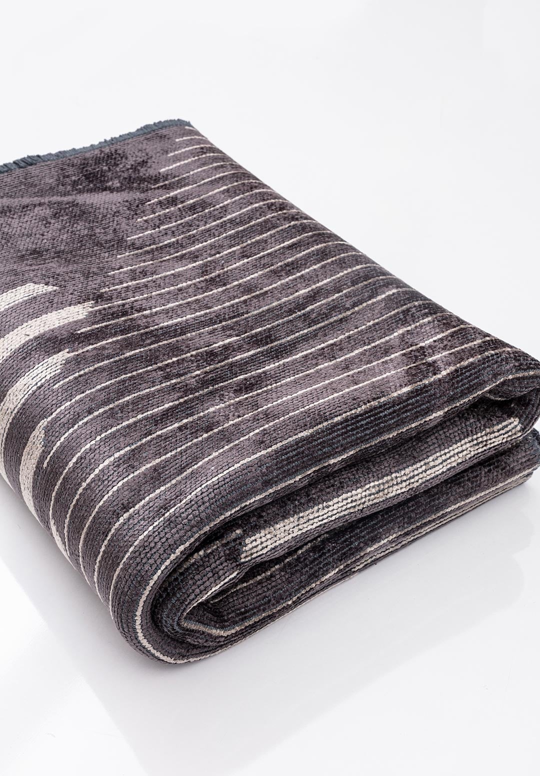 LINES CHARCOAL - BEIGE RUG - 4