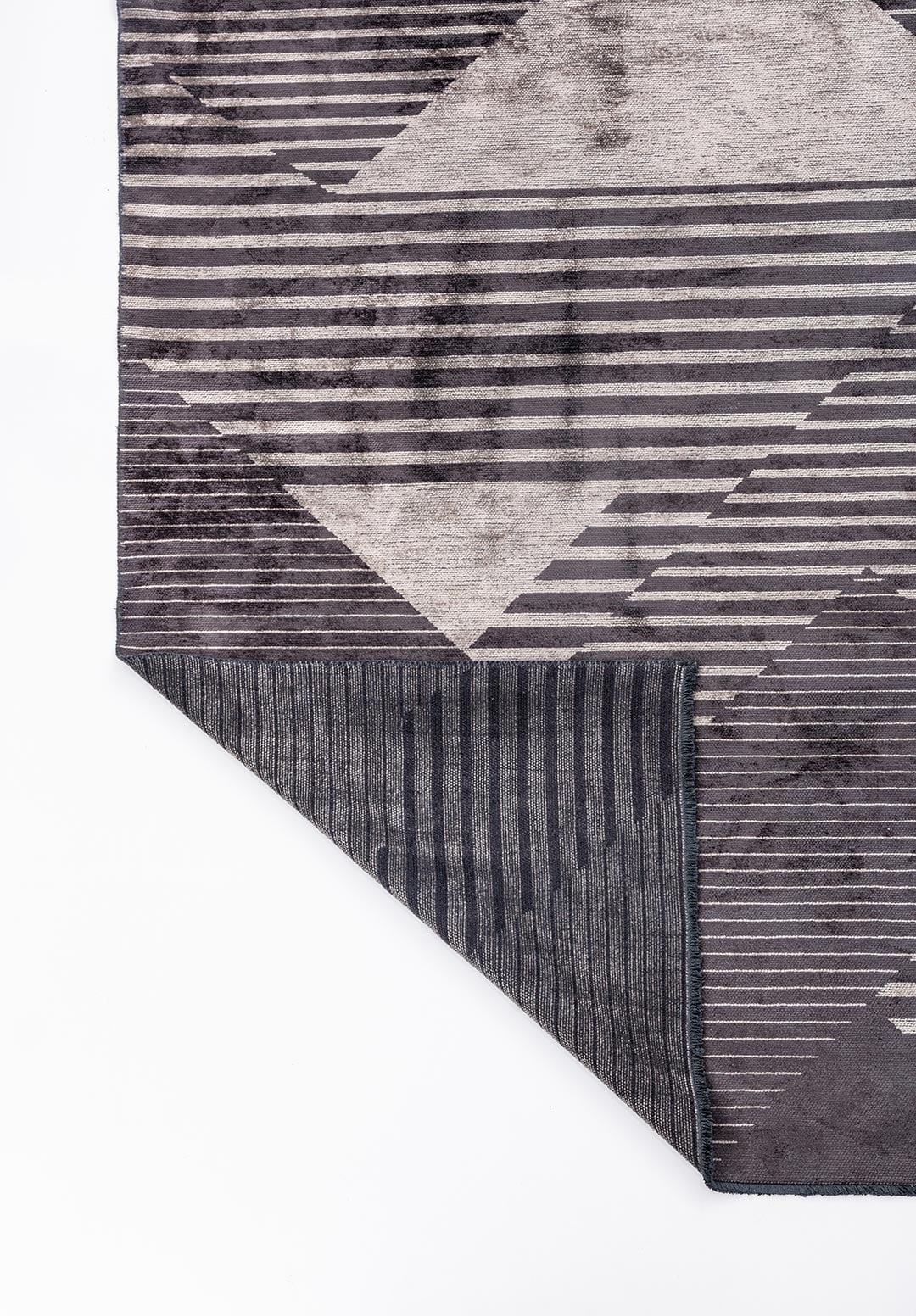 LINES CHARCOAL - BEIGE RUG - 3