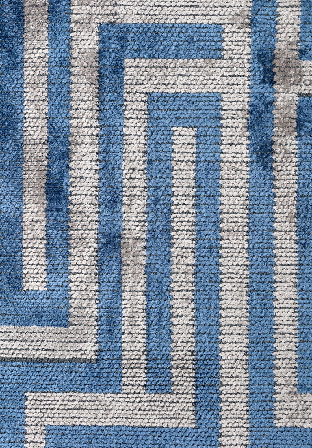 NEST NAVY BLUE - LIGHT GREY RUG - 5