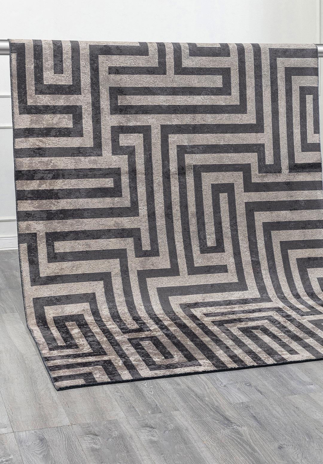 NEST CHARCOAL - BEIGE RUG - 4