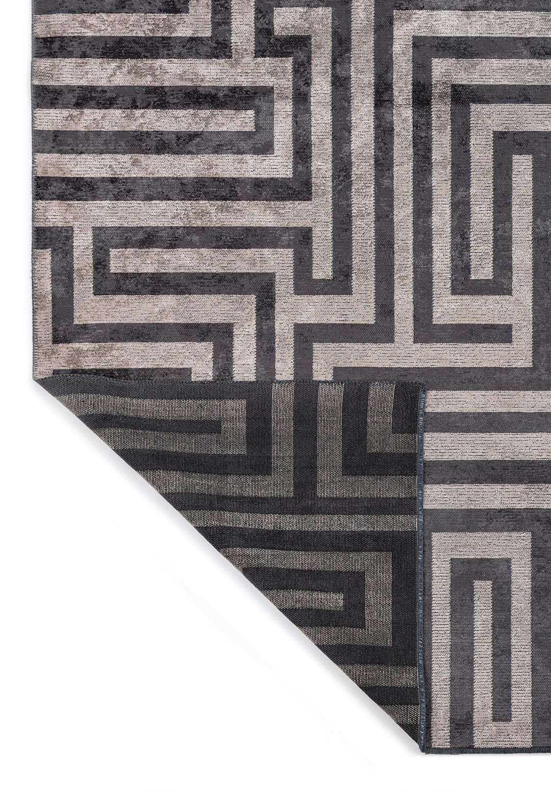 NEST CHARCOAL - BEIGE RUG - 3