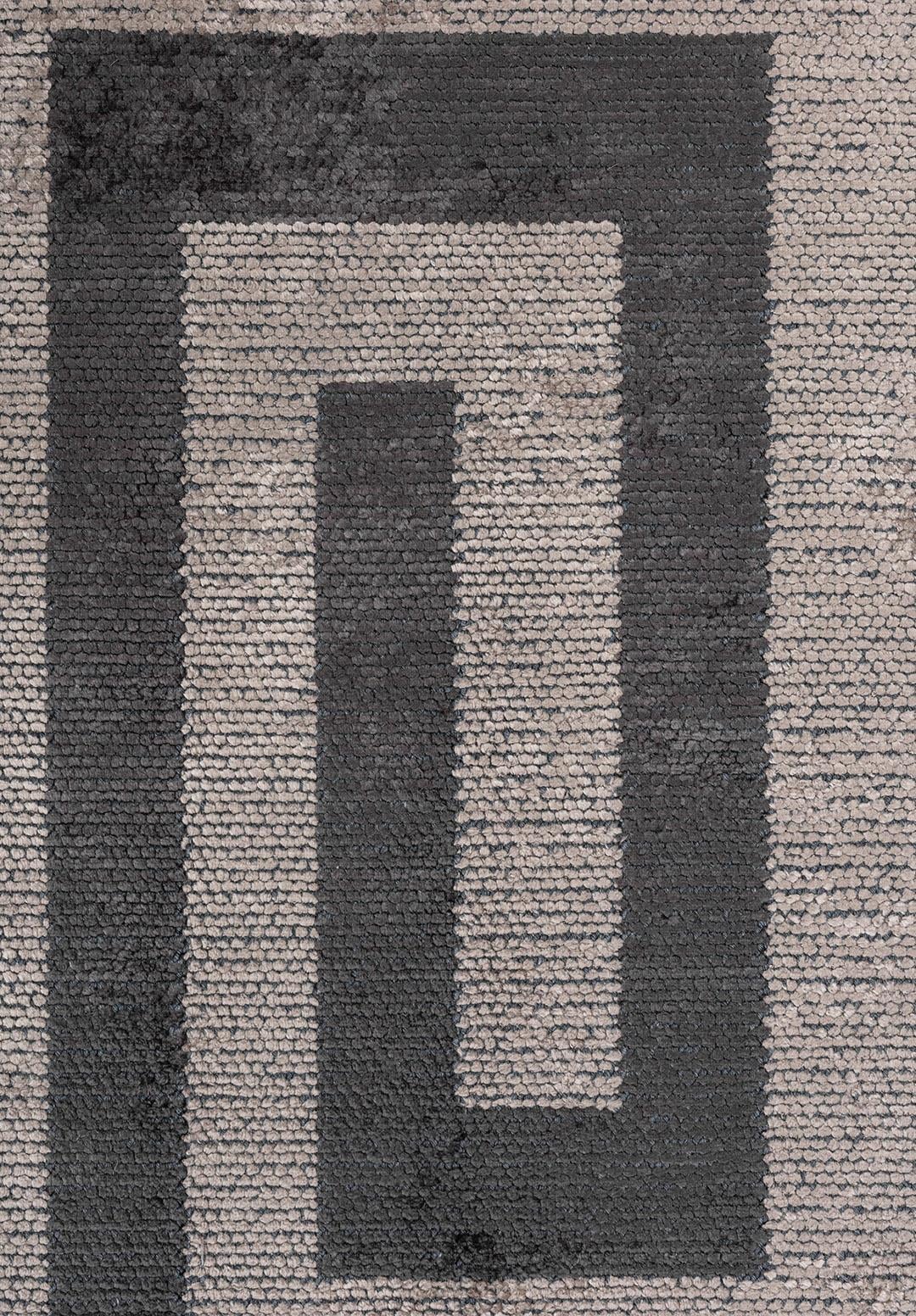 NEST CHARCOAL - BEIGE RUG - 5
