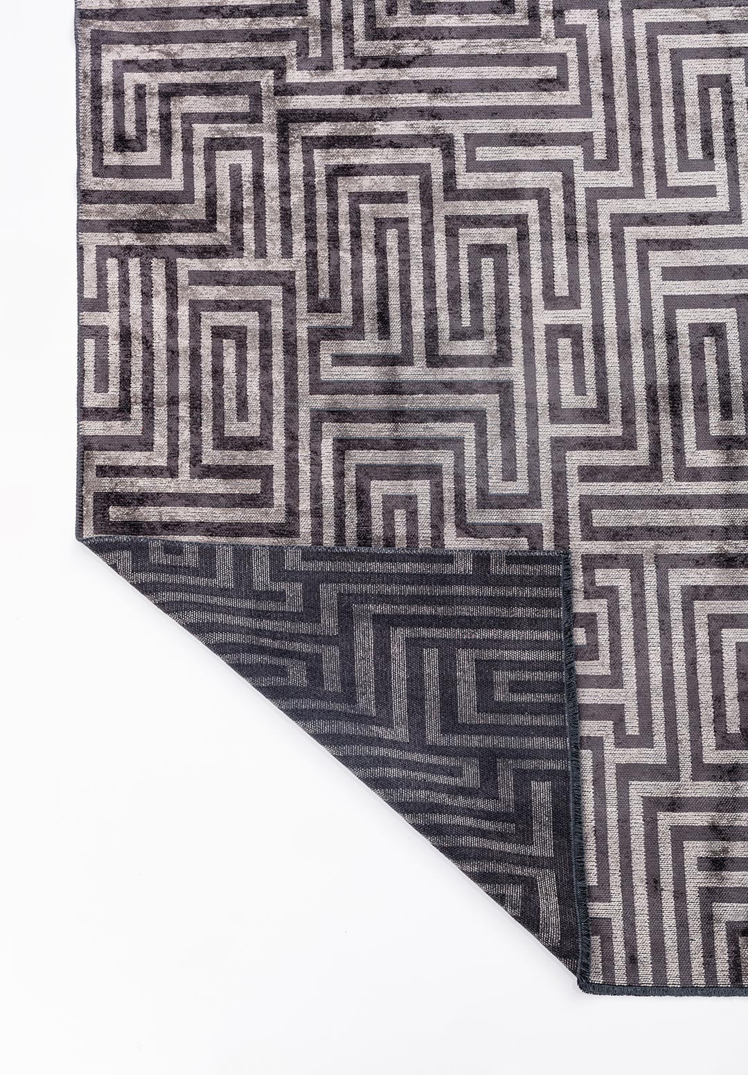 NEST CHARCOAL - GREY RUG - 3