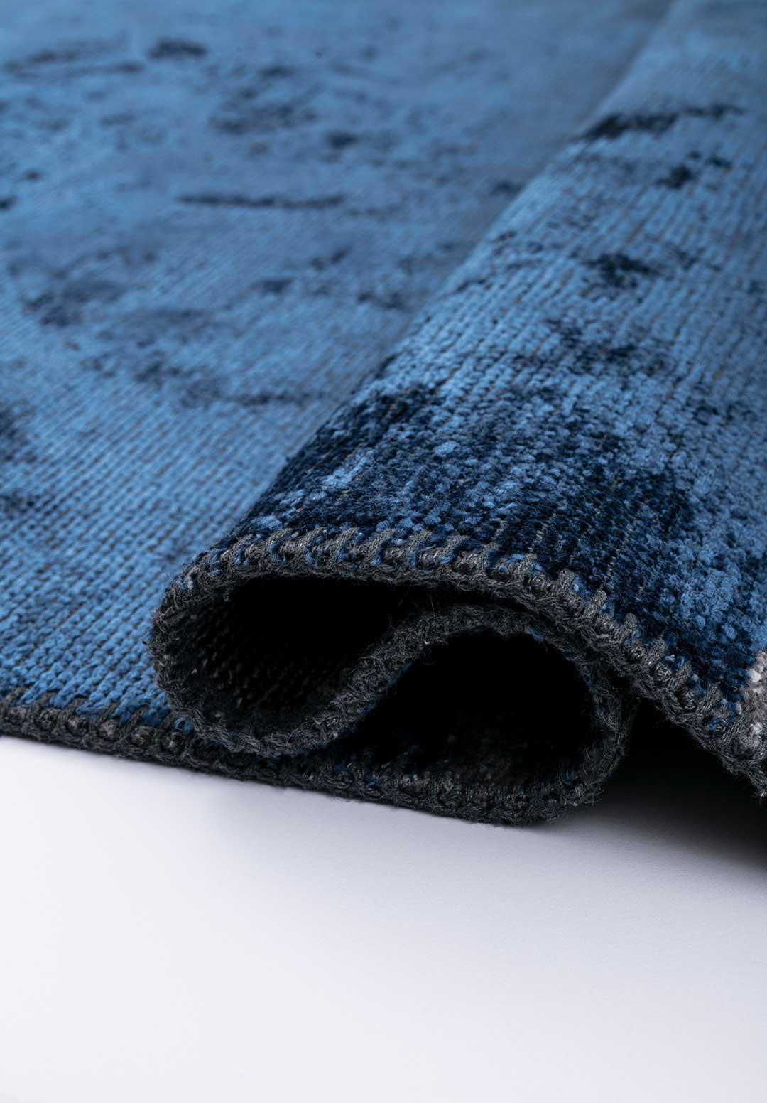 CAGE NAVY BLUE - LIGHT GREY RUG - 2