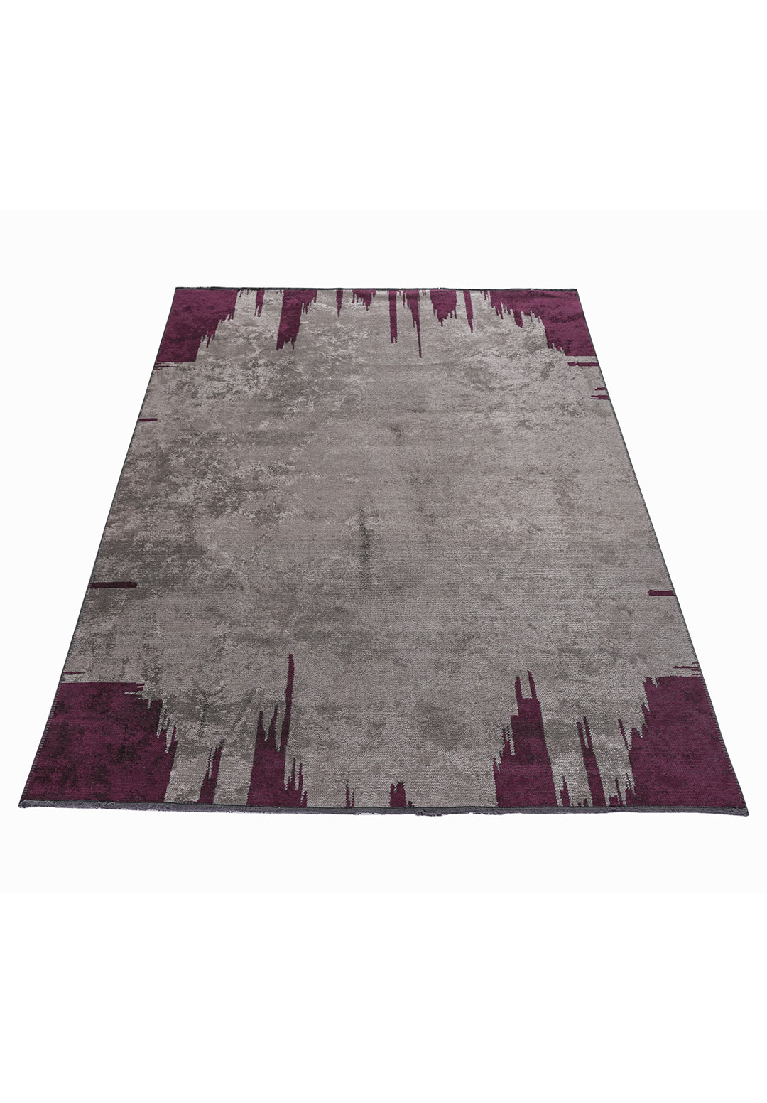 CAGE DARK GREY - DARK DAMSON RUG - 6