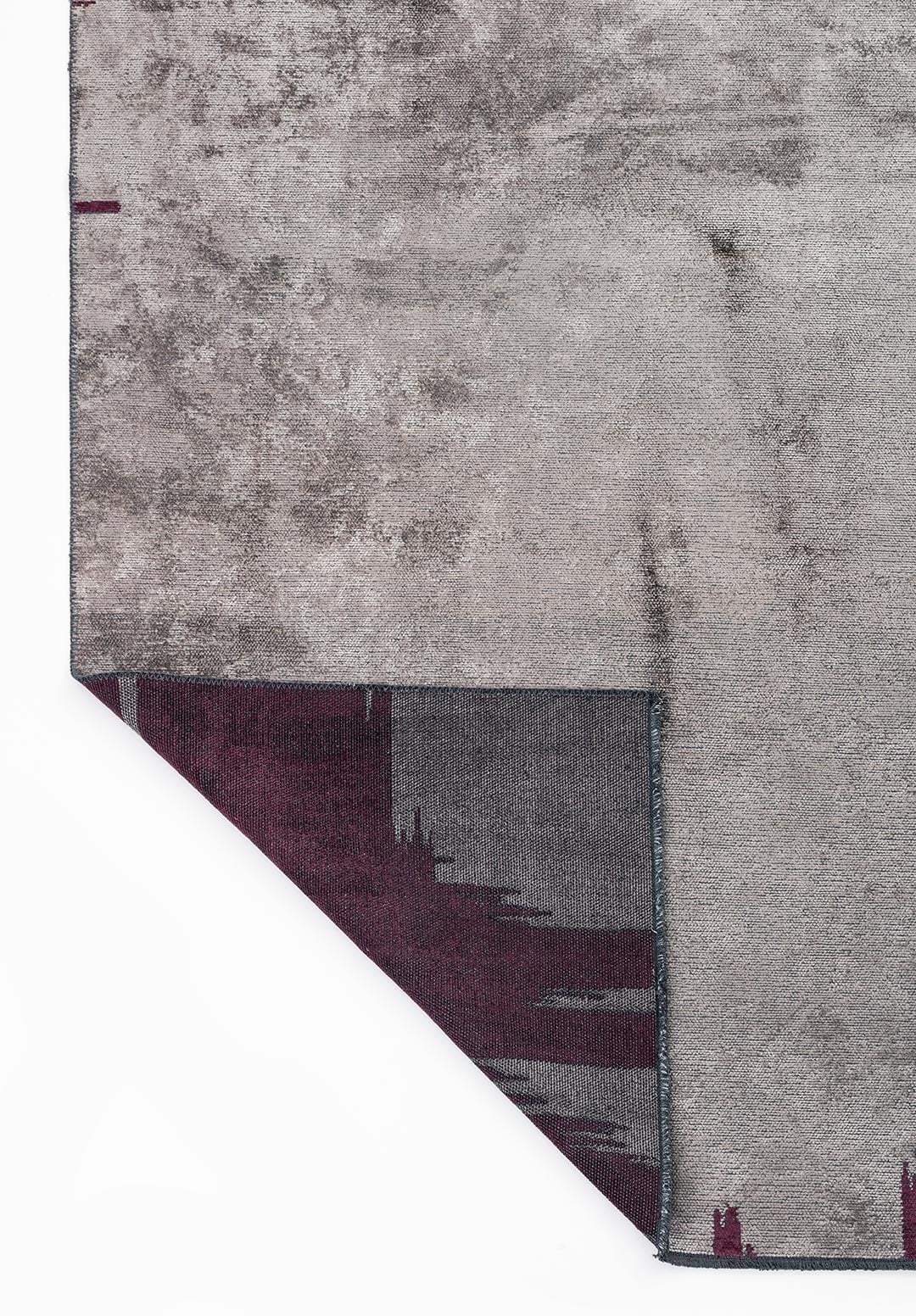 CAGE DARK GREY - DARK DAMSON RUG - 3