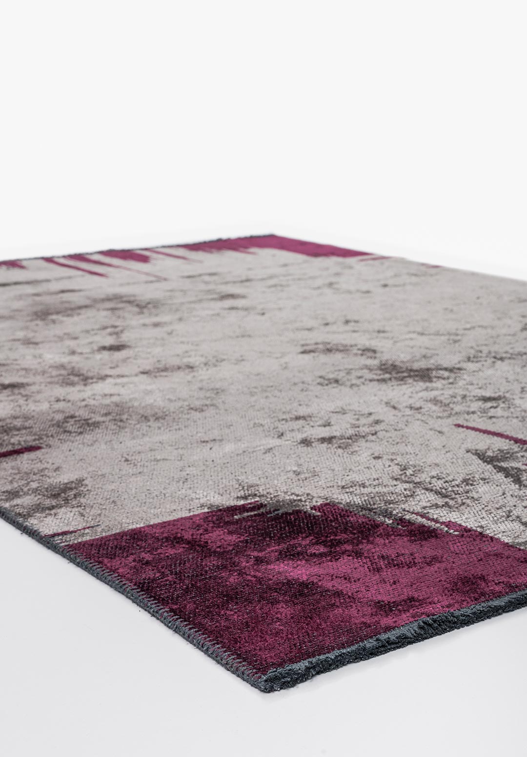 CAGE DARK GREY - DARK DAMSON RUG - 4