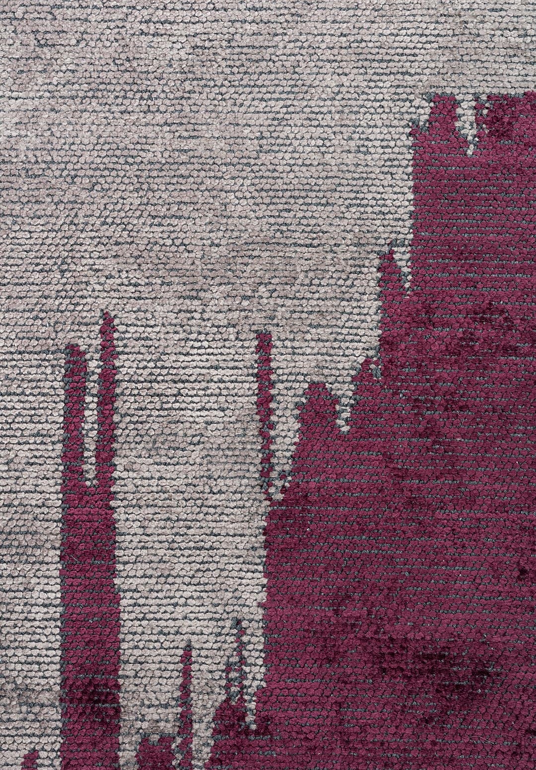 CAGE DARK GREY - DARK DAMSON RUG - 5