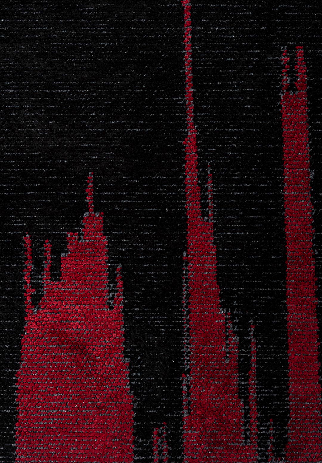 CAGE BLACK - RED RUG - 5