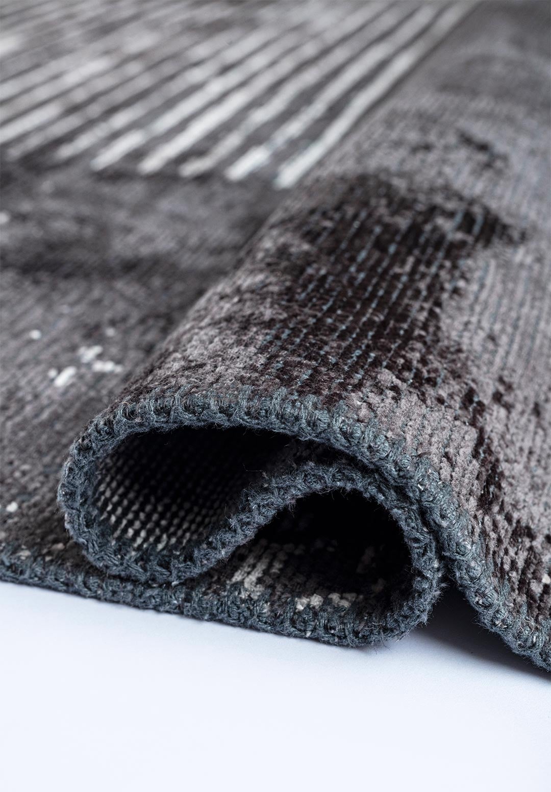 MATRIX CHARCOAL - LIGHT GREY RUG - 2
