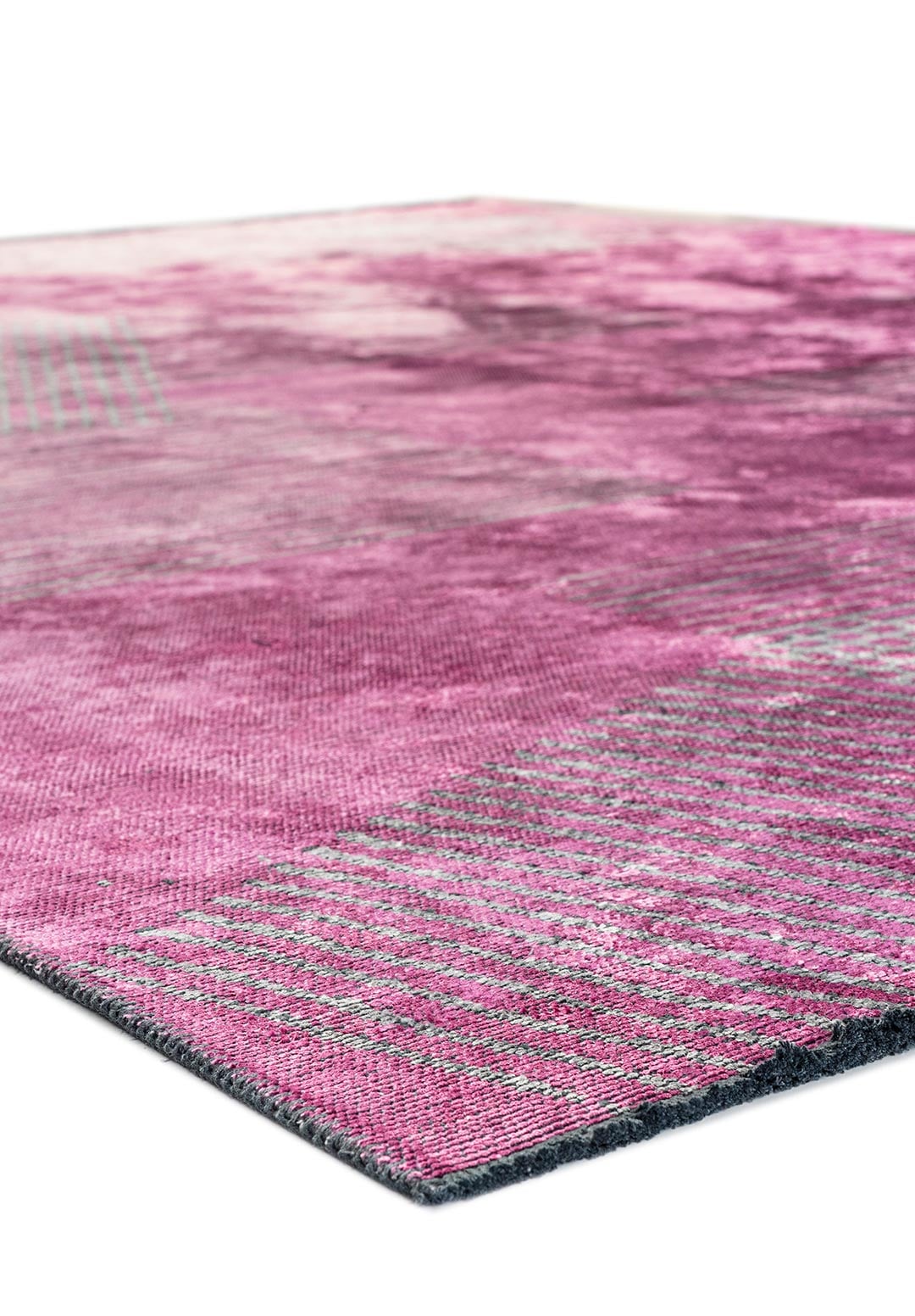 MATRIX PINK - LIGHT GREY RUG - 4
