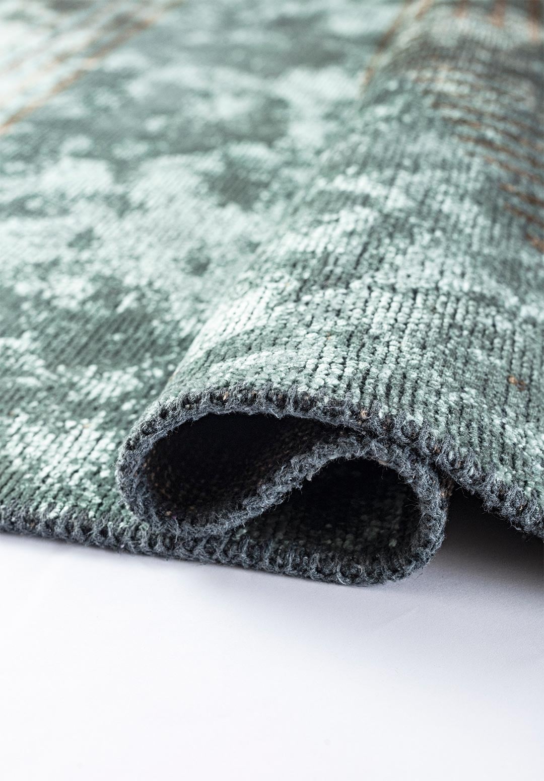 MATRIX RIVER GREEN - MINK RUG - 2