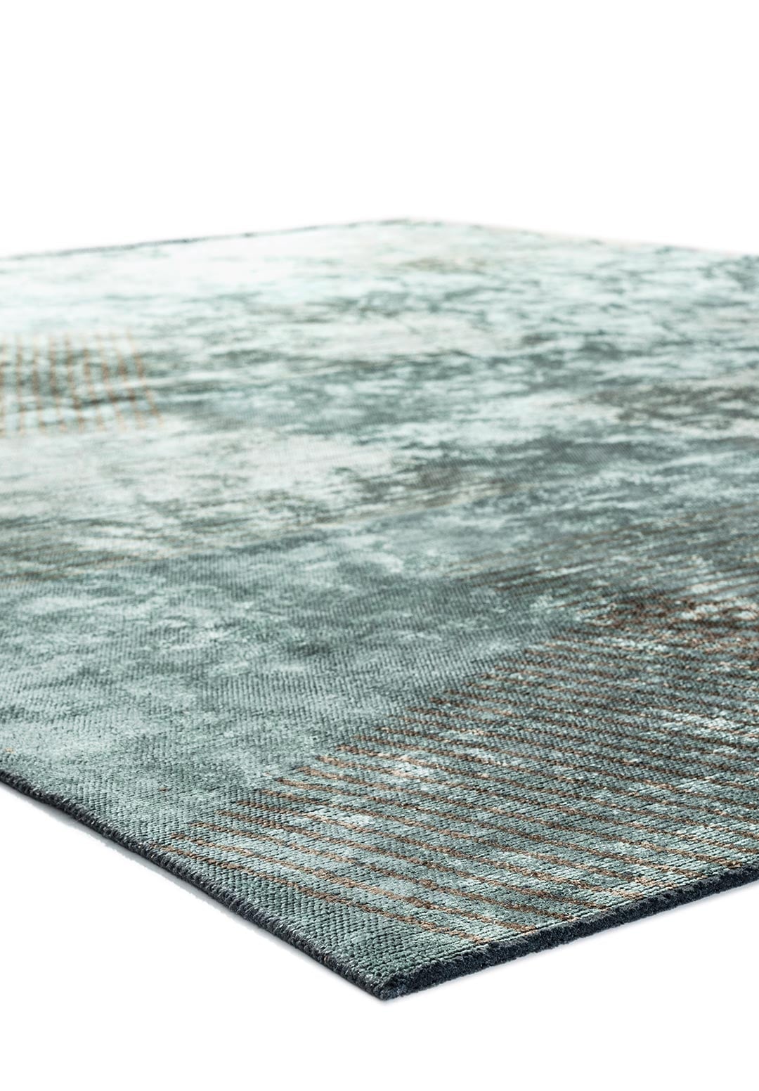 MATRIX RIVER GREEN - MINK RUG - 4