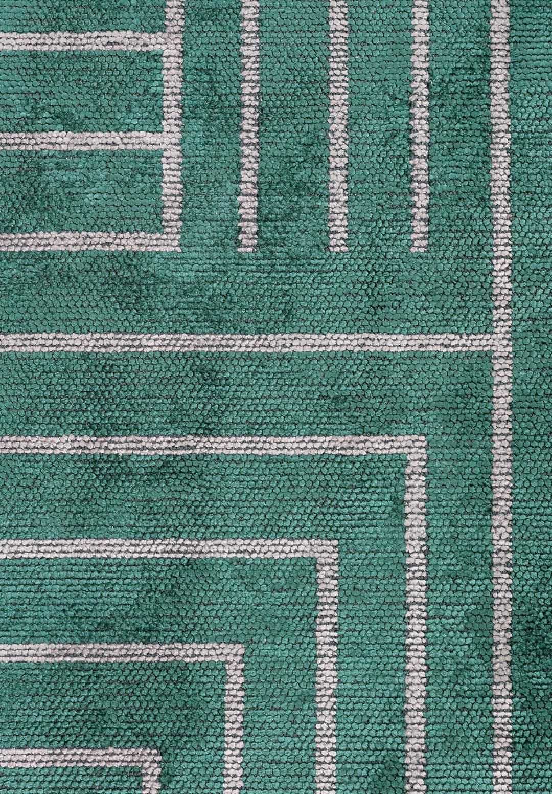 TRAP LIGHT GREY - DARK GREEN RUG - 5