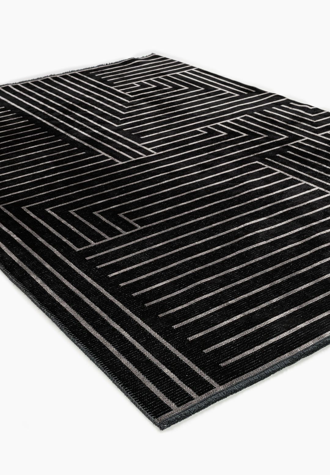 TRAP LIGHT GREY - BLACK RUG - 4