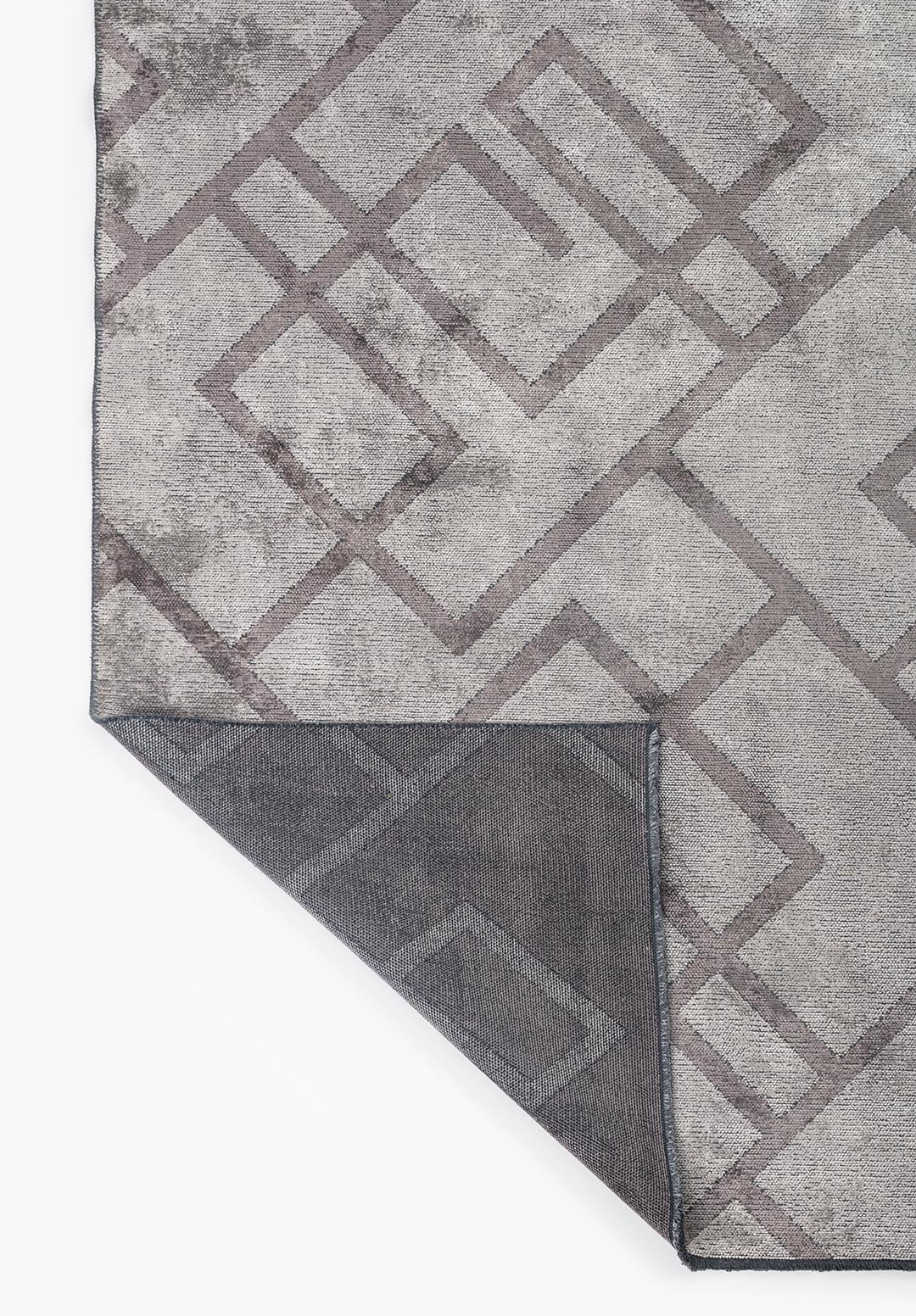 CHANNEL LIGHT GREY - DARK GREY RUG - 3