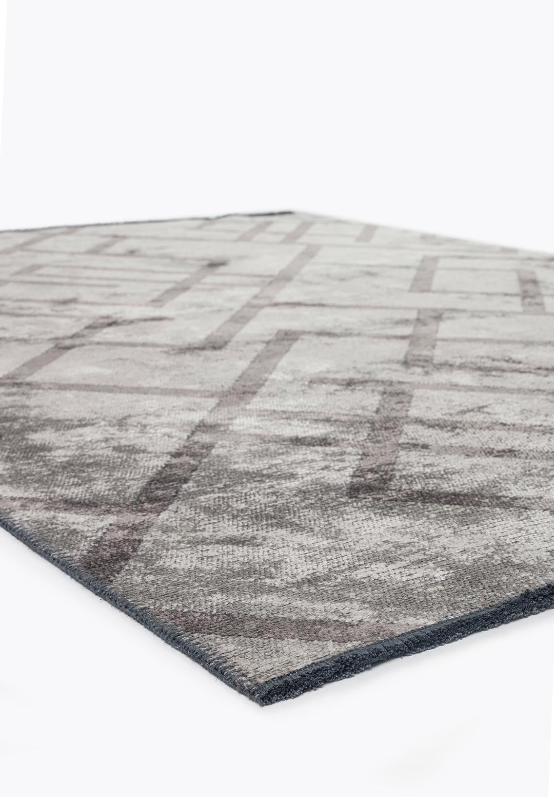 CHANNEL LIGHT GREY - DARK GREY RUG - 4