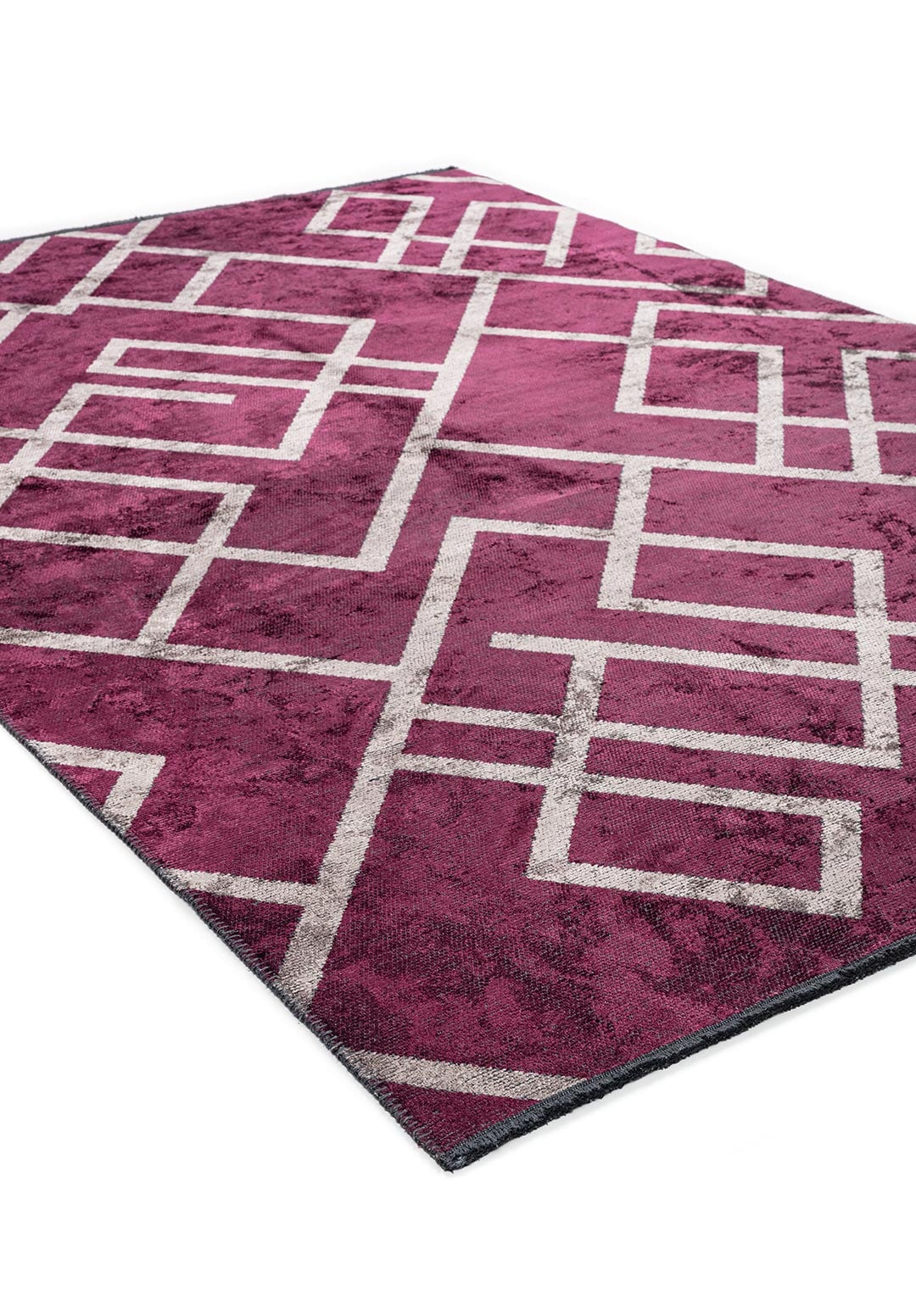 CHANNEL DARK DAMSON - DARK GREY RUG - 4