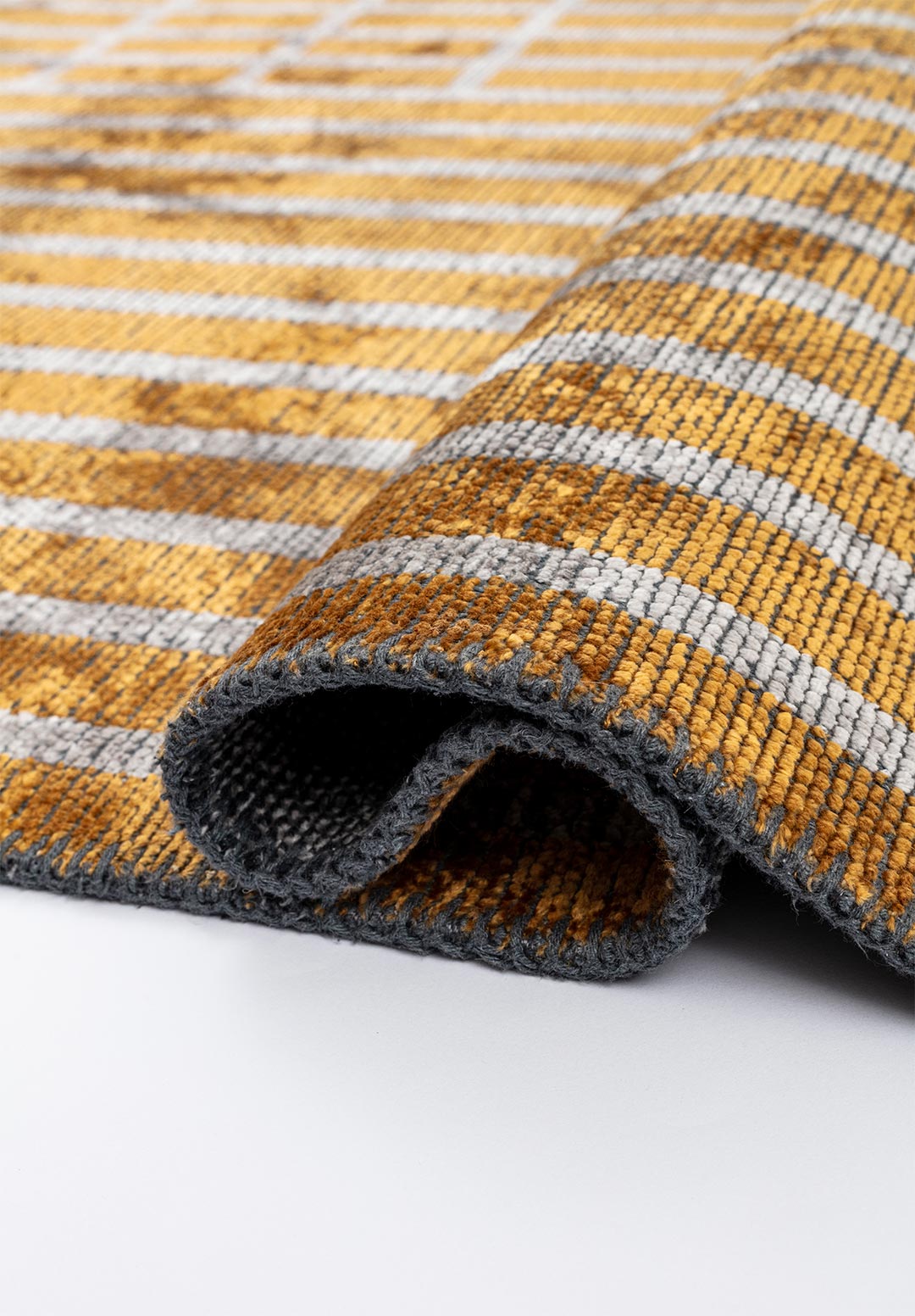 PLAID MUSTARD - LIGHT CREAM RUG - 2