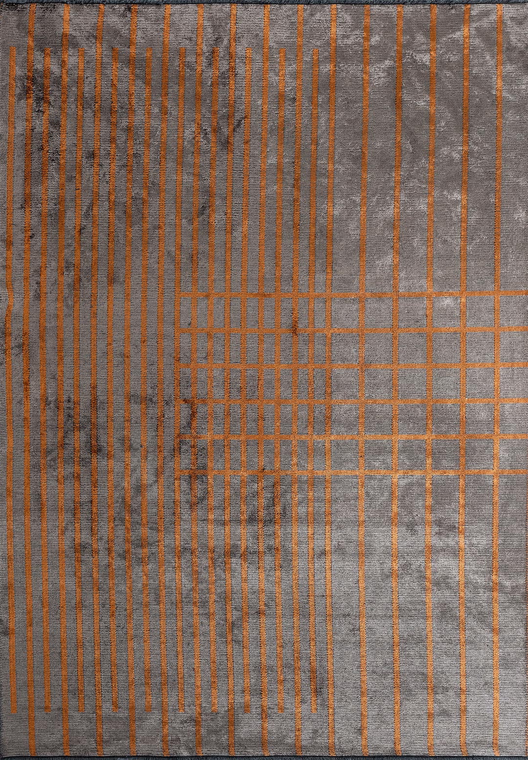 PLAID DARK GREY - TERRA RUG - 1