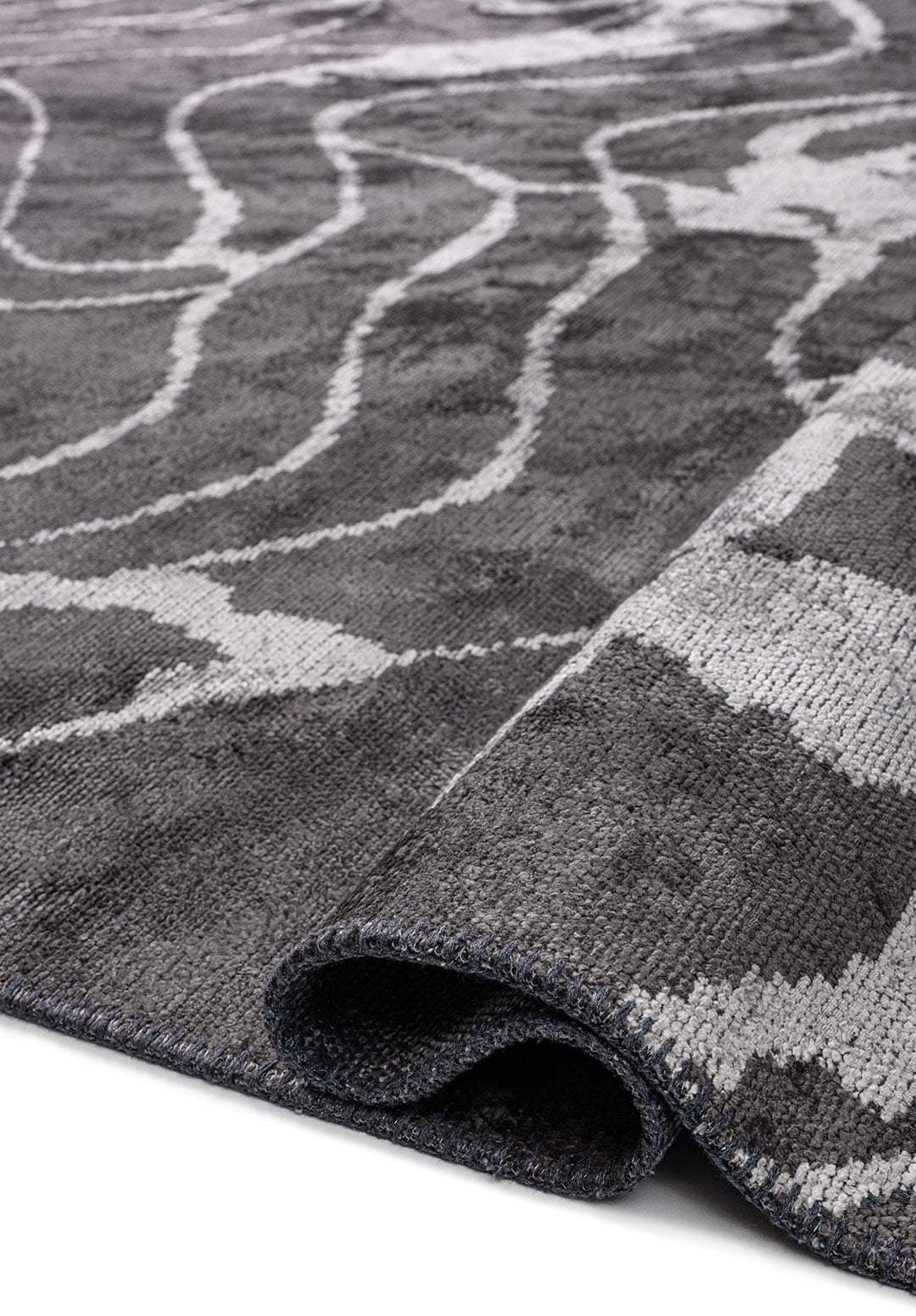 CLOVE LIGHT GREY - CHARCOAL RUG - 2
