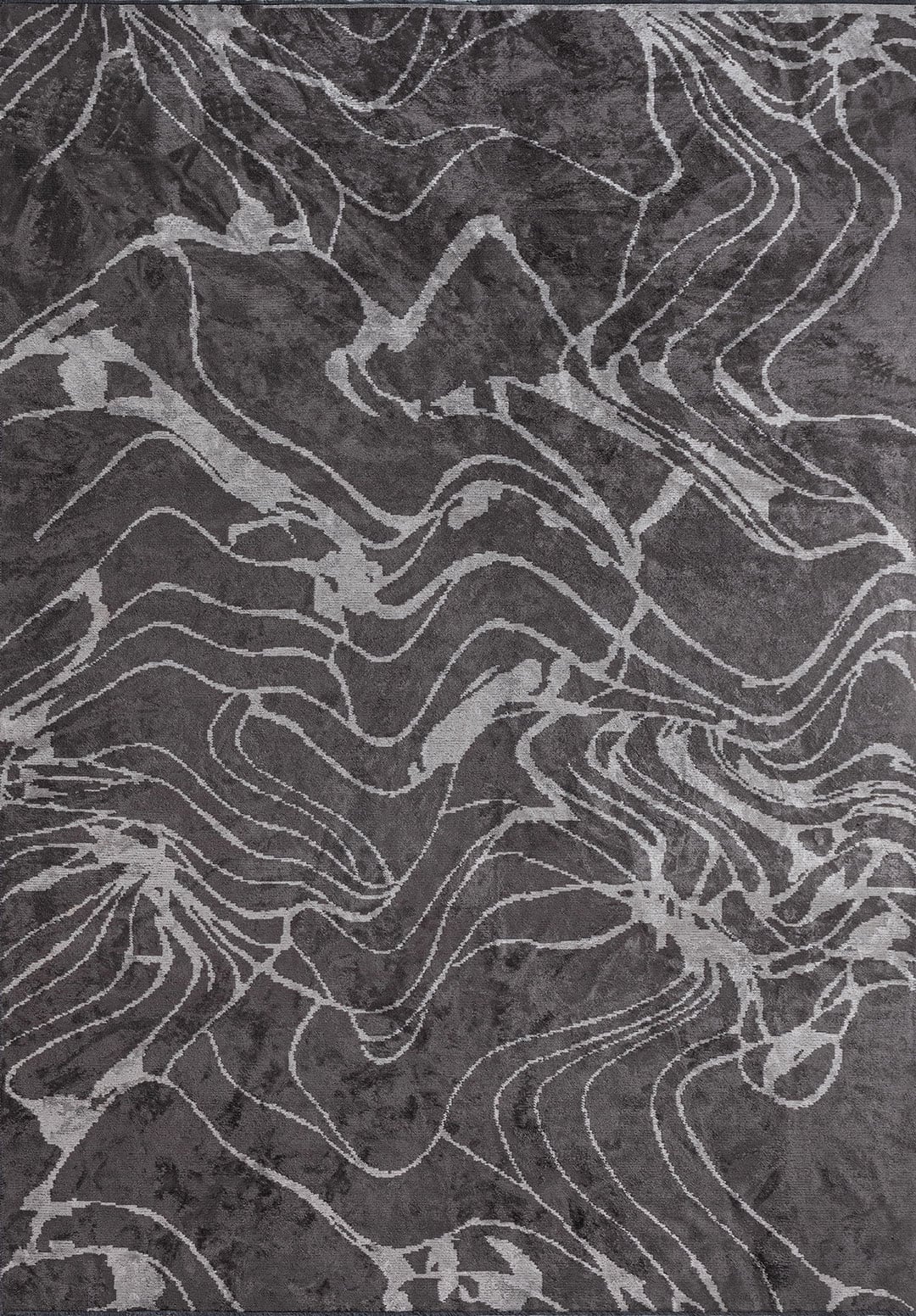 CLOVE LIGHT GREY - CHARCOAL RUG - 1