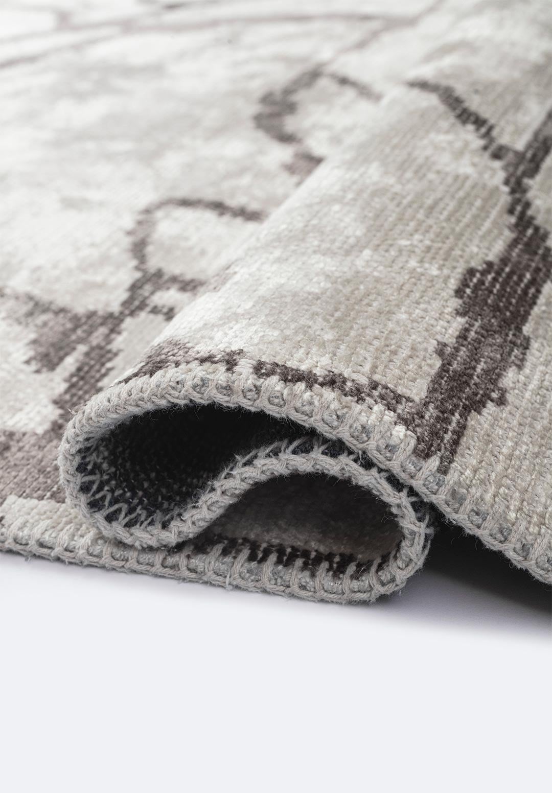 FLAW DARK GREY - ECRU RUG - 2