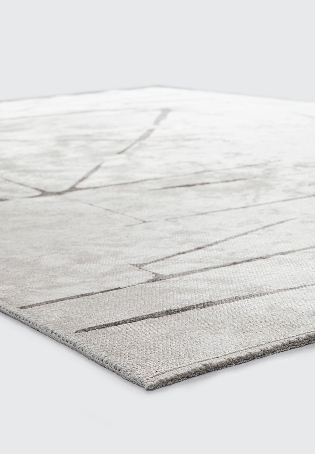 SQUARE ECRU - DARK GREY RUG - 4