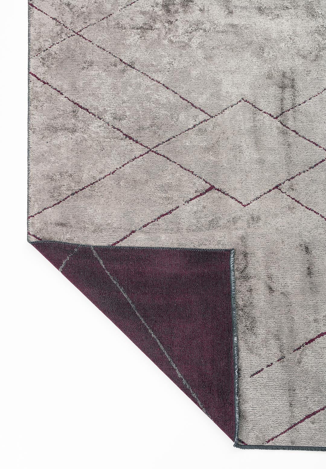 SPIDER DARK DAMSON - DARK GREY RUG - 3