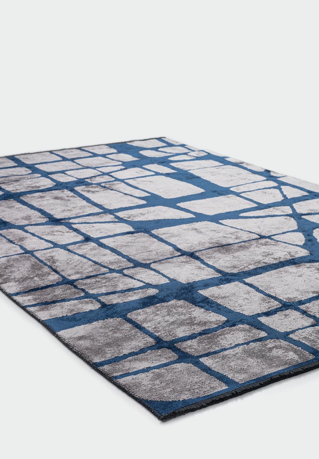 WEB NAVY BLUE - LIGHT GREY RUG - 4