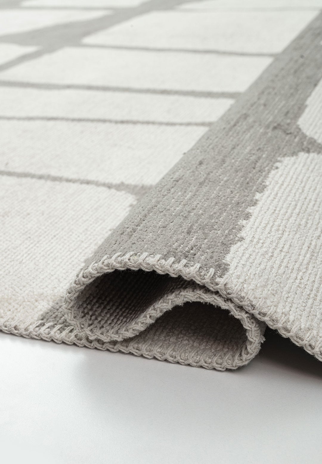 WEB GREY - ECRU RUG - 2
