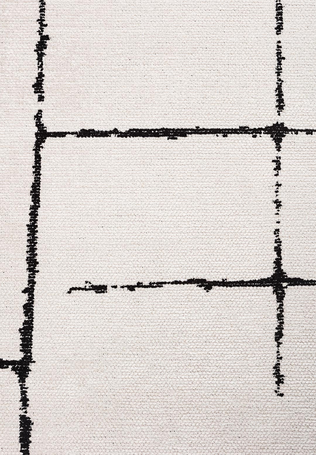 SCRATCH BLACK - ECRU RUG - 5