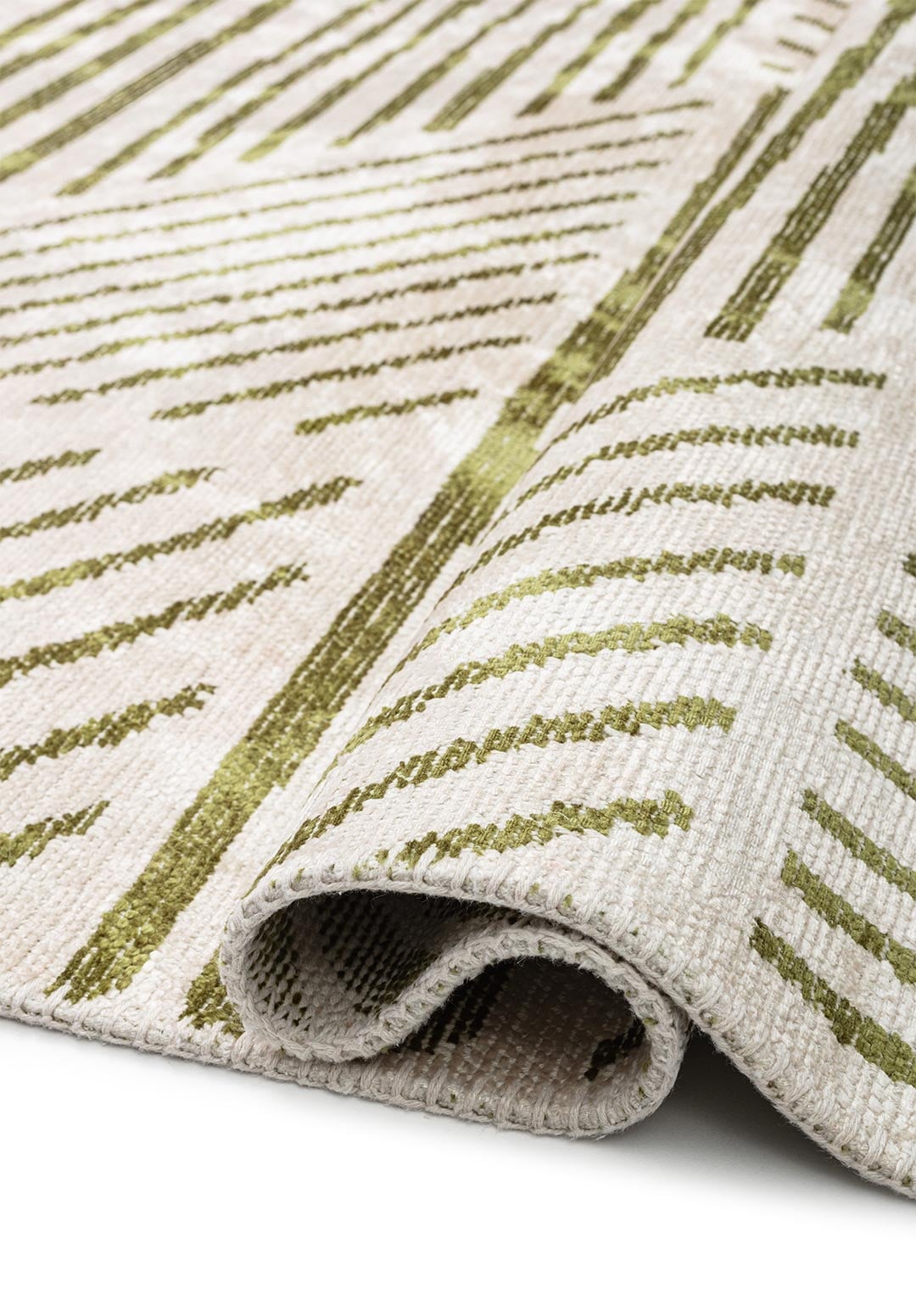 FIELD GREEN - ECRU RUG - 2