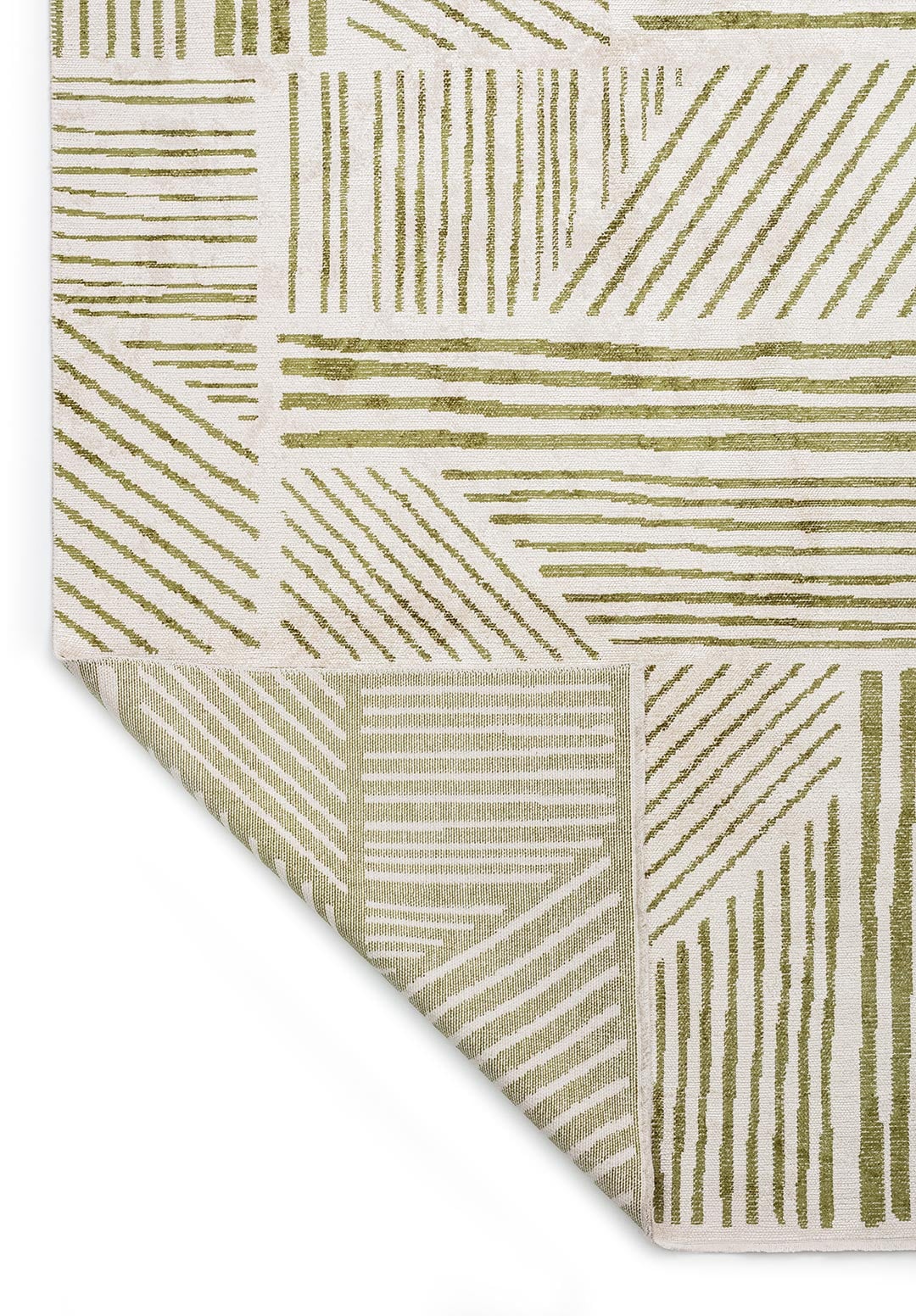 FIELD GREEN - ECRU RUG - 3