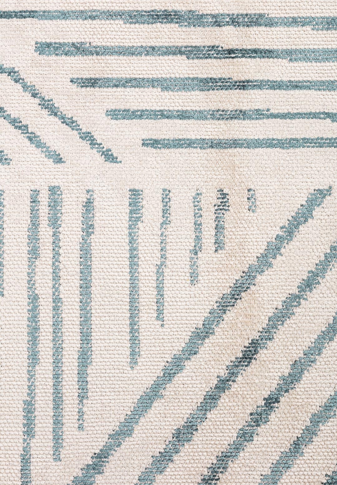 FIELD BLUE - ECRU RUG - 5