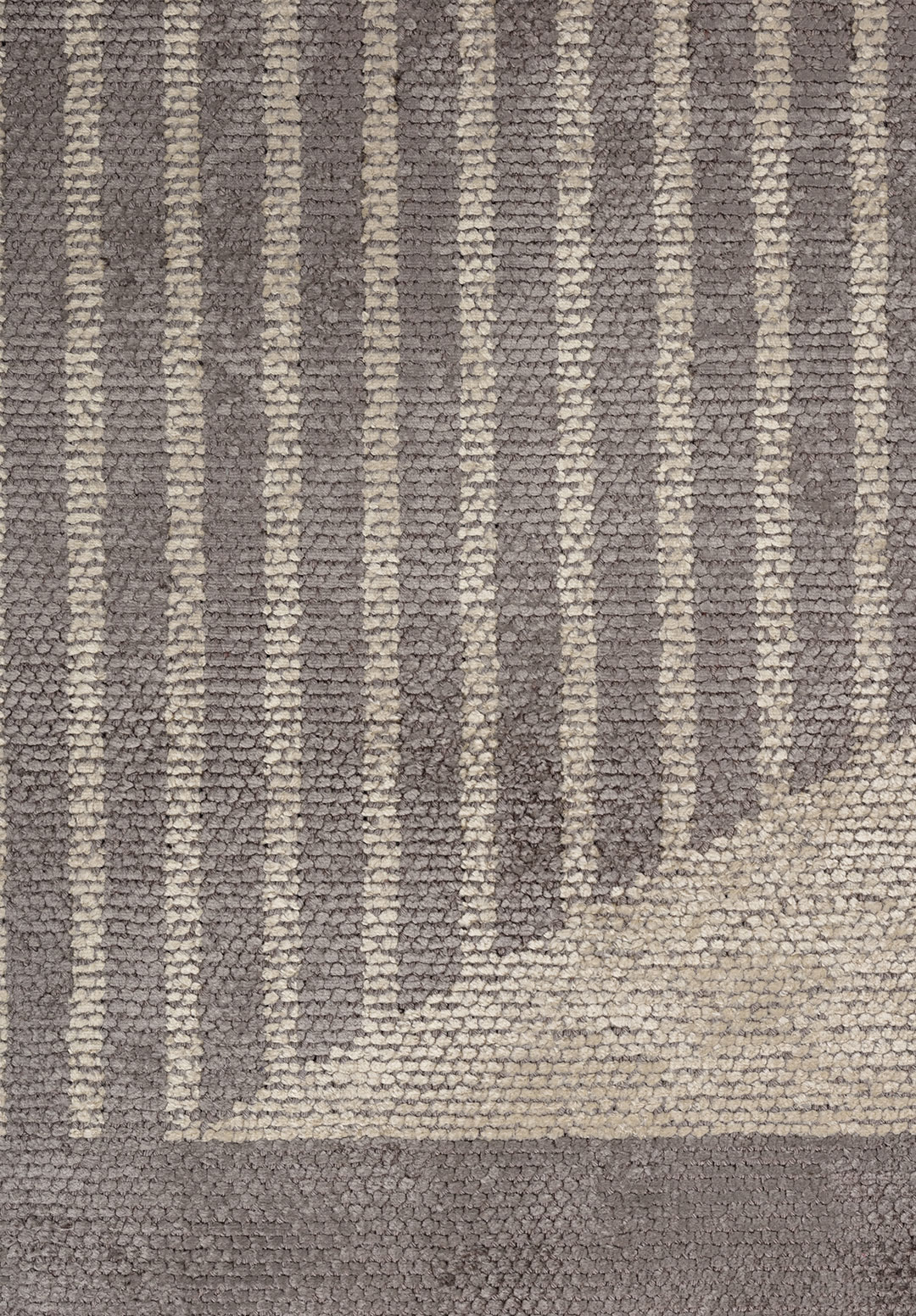 VERTEX DARK GREY - CREAM RUG - 5