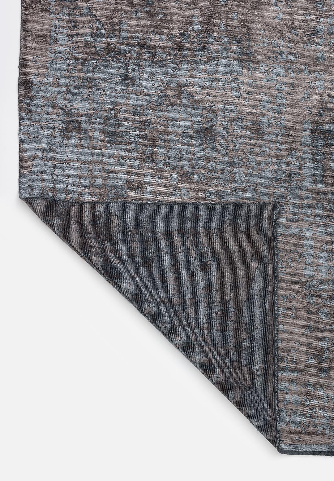 PEBBLE BLUE - DARK GREY RUG - 3