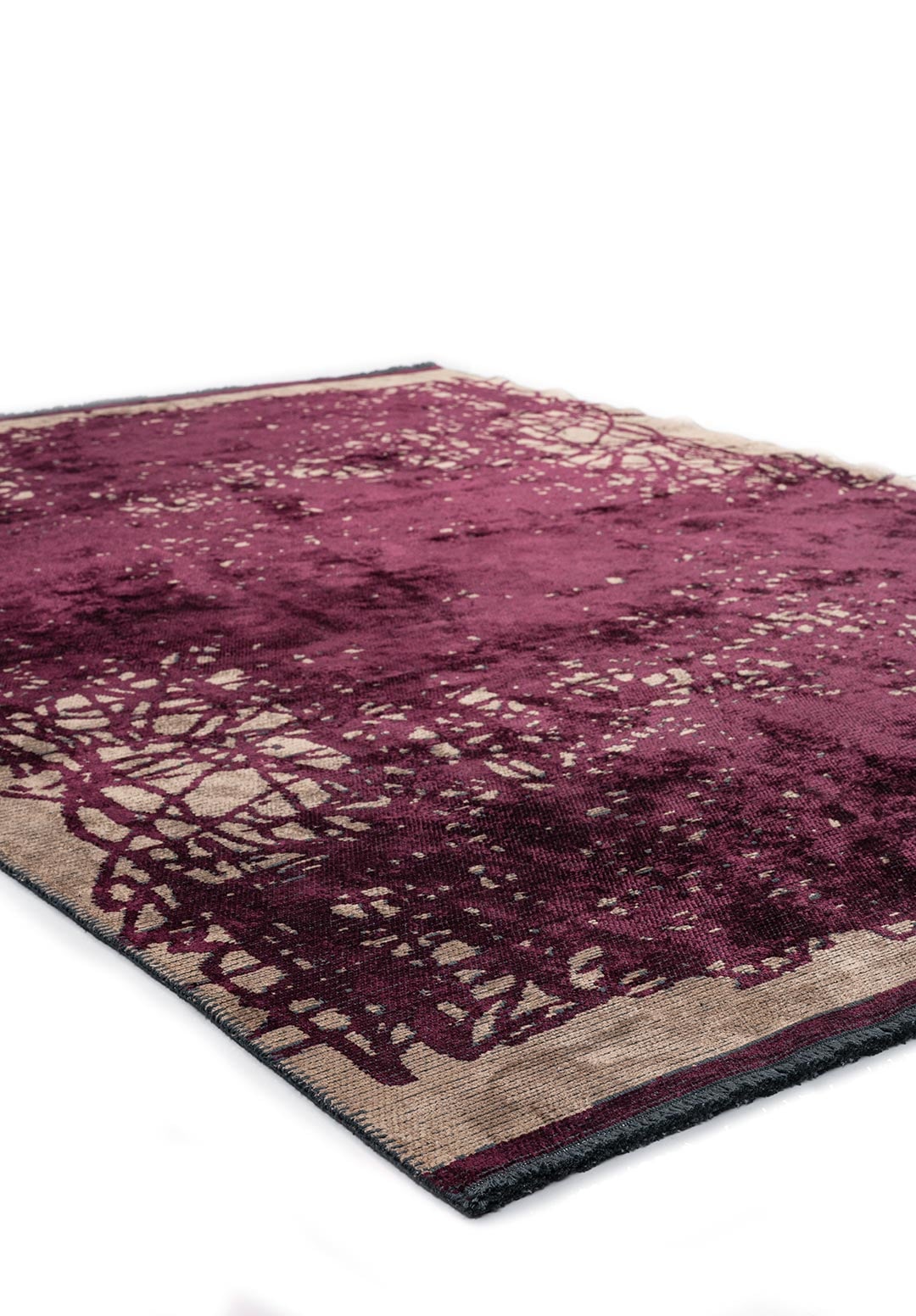 TANGLE DARK DAMSON - DARK BEIGE RUG - 4
